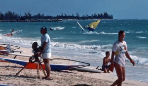 002. Hardvinds trick med windsurfern 1980